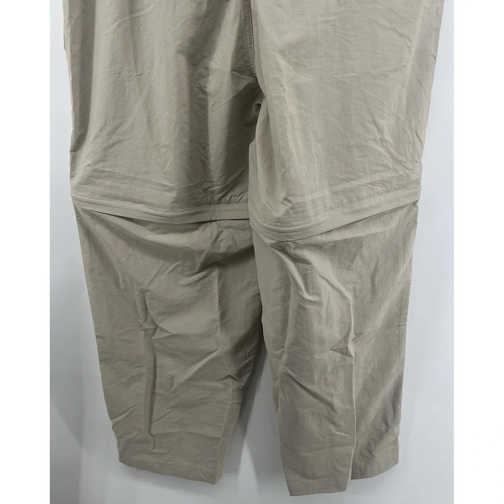 Columbia PFG Aruba III Convertible Pants Shorts Mens XL Tan Beige 38 30L New NWT